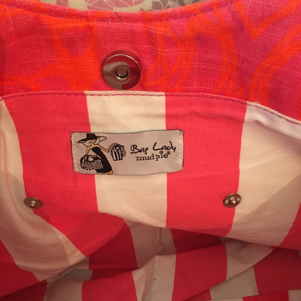 Mud Pie Bag Lady Shoulder Bag - Picture 7 of 8